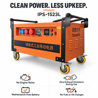 Alimentation électrique mobile robuste IPS1523L 15KW 23kWh, stockage de batterie industriel pour les secours d'urgence, la construction en extérieur