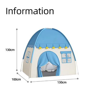 Carpa de Juego Infantil con Forma de <span class=keywords><strong>Castillo</strong></span>, Ventana de Malla Ventilada, Casa de Juegos para Interiores y Exteriores - Product Image 2