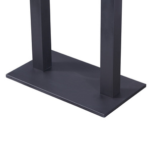 Cast Iron <b>Table</b> <b>Legs</b> Double Column Heavy Duty Rectangular Flat Steel Plate Restaurant <b>Table</b> Support Industrial Design Durable - Product Image 3