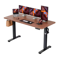 Bureau d'ordinateur simple pour cadre, tables de bureau d'ordinateur électriques à hauteur réglable