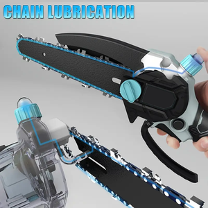 <span class=keywords><strong>เลื่อย</strong></span>ขนาดเล็ก<span class=keywords><strong>ไร้</strong></span><span class=keywords><strong>สาย</strong></span>ขนาด6นิ้ว, เครื่องตัด<span class=keywords><strong>กิ่ง</strong></span>ไฟฟ้าแบบมือถือน้ำหนักเบาพร้อมล็อคความปลอดภัยโซ่หล่อลื่น - Product Image 4