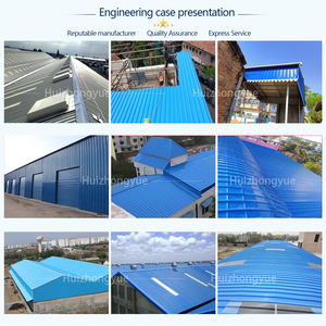 Bardeaux de toit en PVC de conception industrielle Projet de <span class=keywords><strong>maison</strong></span> propre Feuilles de toit ondulées en PVC en vente pour entrepôts Tuiles de toit simples - Product Image 6