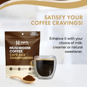 Café instantané aux champignons en marque blanche OEM/ODM, goût doux, avec soutien immunitaire et clarté mentale, emballé en sachet - Product Image 6