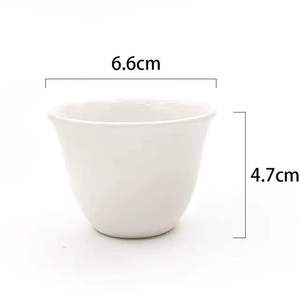 Mug à café en céramique personnalisé de style arabe moyen-oriental rétro rouge foncé Espresso Petit mug à café en porcelaine Tasse Cawa <span class=keywords><strong>Kawa</strong></span> Tasse Qahwa - Product Image 3