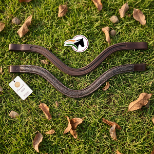 Sistema de botón a presión de cambio rápido para ceñilla de cuero genuino de alta calidad, accesorio para cabezada de caballo, equipo ecuestre - Product Image 1