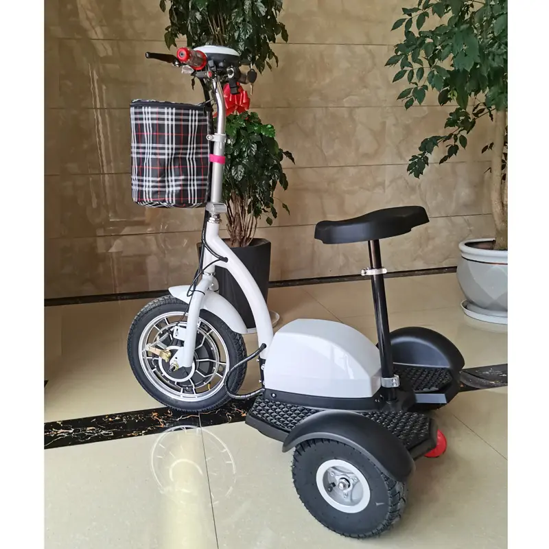 FRANFUN 350W 36V tricycle électrique 32 km/h fonction arrière 3 roues vélo électrique scooter