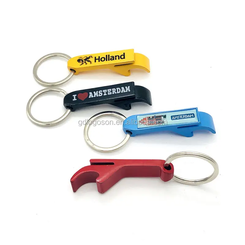 Customize Holland Amsterdam Beer/Can Bottle Opener Keychains Bulk Souvenirs