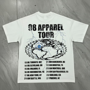 Camiseta Oversize Negra de Algodón 100% Transpirable de 320 g/m² con Diseño Gráfico de Logotipo Personalizado, Estampado Digital Unisex, Estilo Urbano y Lavado Vintage - Product Image 1