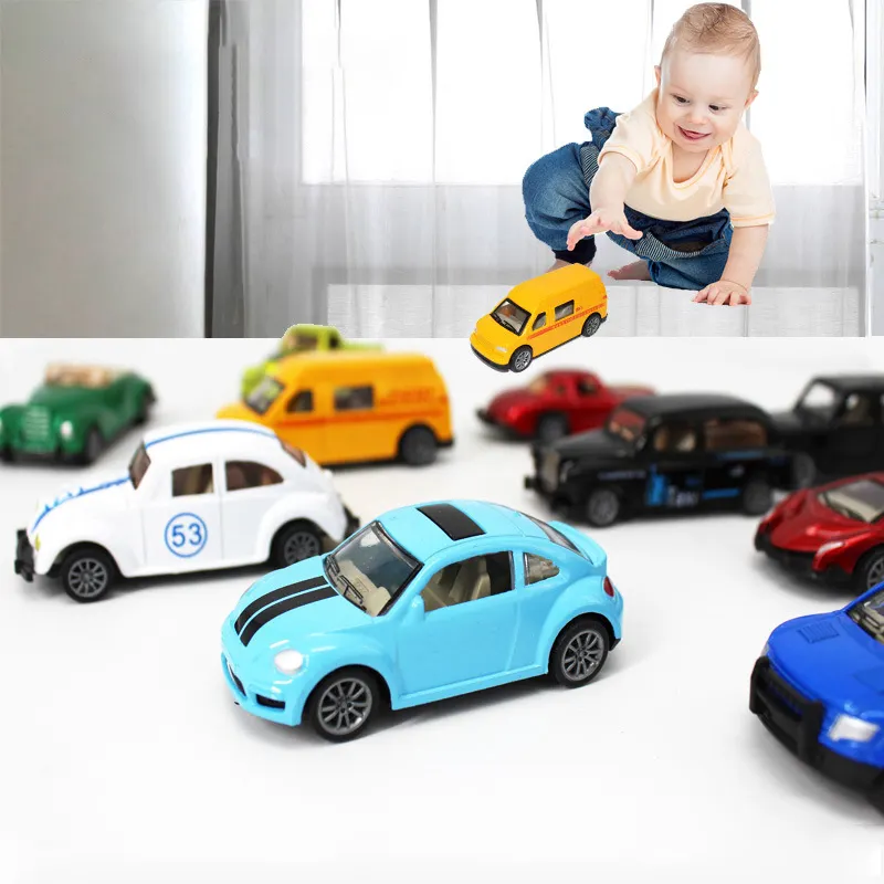 Hot Sale 1/55 Scale Emulation Alloy Metal Zine Car Model Toys Set Simulation Pull Back Diecast Model Toys For Children's Gift