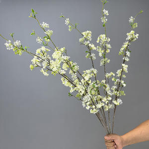 GM Plantas artificiales Nieve verde <span class=keywords><strong>Wilow</strong></span> Ramas de imitación Tallos verdes de imitación Ramas artificiales Plantas falsas para la decoración del hogar del jardín - Product Image 1