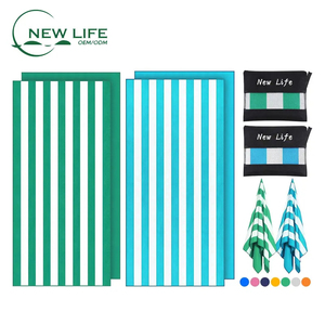 Cuộc Sống Mới Nhanh Chóng Khô Tùy Chỉnh Thăng Hoa Sợi Nhỏ Microfibre Waffle Cát Miễn Phí Bãi Biển Khăn Với Logo - Product Image 2