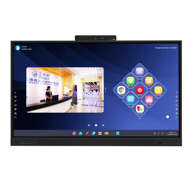 86 Inch Touch Screen TV Smart Boards Interactive Touch Display for School and Conference