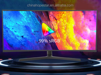 Écran 21:9 fabriqué en usine, 3440*1440, vif, 144 Hz, 34 pouces, incurvé, 144 Hz, moniteur de jeu 4K