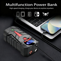 Démarreur de Voiture Intelligent Multifonction 12V 4000A avec Compresseur d'Air Intégré et Batterie Externe – Prise en Charge OEM, Vente en Gros Fabricant