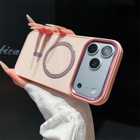 Fundas Magnéticas de Lujo con Carga Inalámbrica para iPhone 18 Pro Max 17 16 15 14 13 12 11, Carcasa Trasera Mate Antigolpes