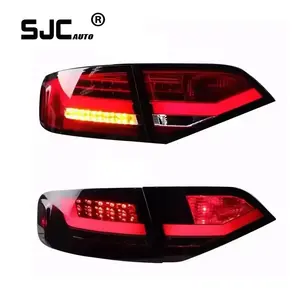 SJC อุปกรณ์เสริมรถยนต์ไฟท้ายรถสําหรับ Audi A4 A4L ด้านหลังอัพเกรด Full LED ไฟท้าย 2009-2012