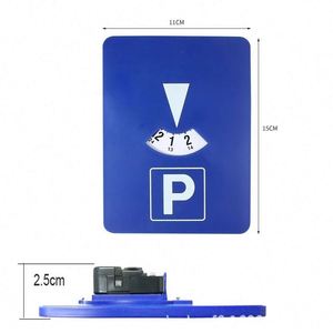Disco de estacionamiento digital de plástico con logotipo personalizado al por mayor, tarjeta de estacionamiento, reloj europeo para coches y camiones - Product Image 2