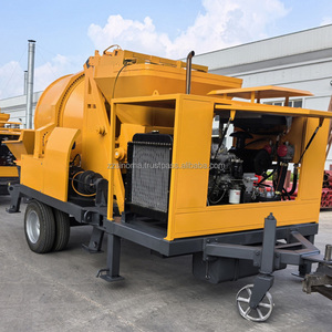 Máquina de construcción mezcladora de bomba de hormigón con motor eléctrico móvil con alto momento de carga y productividad de 40 m/h - Product Image 5