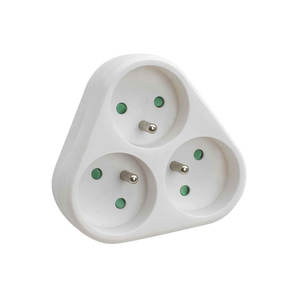 Adaptador francés de 3 salidas, 16A, 250V, max, 3680W - Product Image 2