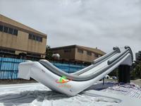 Toboggan gonflable commercial pour bateaux, pour activités de divertissement aquatique
