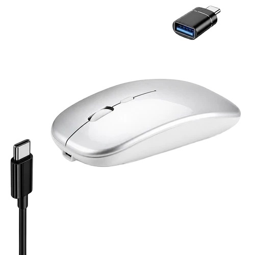 2.4G Wireless Mouse RGB Gaming Mouse for Gamer 4000 CPI Rechargeable Programming Ergonomic Right Steering Mouse