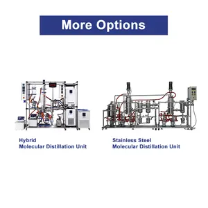 Máquina de destilación Molecular de alta eficiencia para extracción de aceite vegetal, producto en oferta