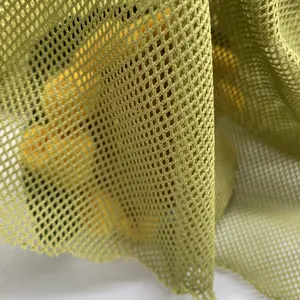 Top High Quality 70D Polyester Mesh 70gsm Fabric Eyelet Lining Warp Knitting Hole Net for Washing Bag