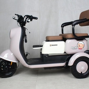 Tricycle électrique à longue portée de type ouvert fabriqué en Chine, 1000W 48V, avec trois sièges pour passagers - Product Image 4