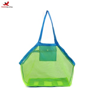 <b>Large</b> Nylon Mesh <b>Bag</b> Foldable and Quick Storage for Children's <b>Beach</b> Toys Sand Digging Sundries Toy Storage RTS Bulk Mixed Order - Product Image 1