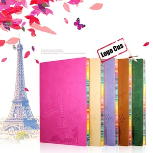 Hot bán tùy chỉnh A5 máy tính xách tay bìa mềm và chủ đề may ràng buộc đồng bằng văn phòng phẩm không có thứ tự tối thiểu - Product Image 6