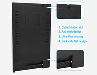 Écran Lcd de 42 ou 43 pouces de large, lecteur vidéo à montage mural, compatible Android, Wifi, signalisation numérique