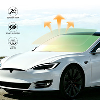 Película de Vinilo para Ventanas de Automóvil con Efecto Camaleón, Material PET con 70% de VLT, 99% de Protección UV y Aislamiento Térmico