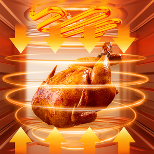 Thông Minh Công Nghệ Mới Kỹ Thuật Số 1400W Lớn Nồi Chiên Không Khí Lò 8L Nồi Chiên Không Khí Không Dầu - Product Image 4