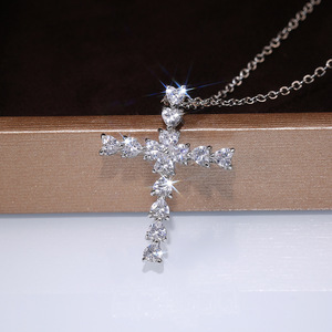 Collana con Ciondolo a Cuore in Cristallo per Donna, Gioielli alla Moda - Product Image 6