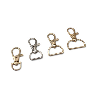 1 ''1.2'' hợp kim kẽm 25mm Móc treo chìa khóa xoay xoay <span class=keywords><strong>Clip</strong></span> Phụ kiện túi karabiner Carabiner <span class=keywords><strong>Clip</strong></span> kim loại Snap hook - Product Image 1