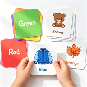 Tarjetas Educativas de Aprendizaje de Letras, Juego de Memoria para Bebés y Niños, Papel Reciclable, Personalizable - Product Image 3