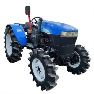 Vendita calda fattoria 55hp cina a buon mercato macchine agricole attrezzature 4wd rivenditori trattori cingolati utilizzati per risaia