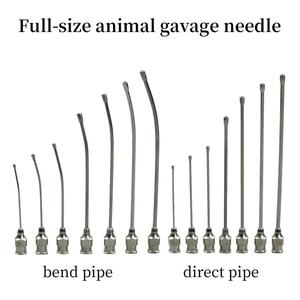 <span class=keywords><strong>Tube</strong></span> gastrique en forme de coude en acier inoxydable 21G pour les expériences sur les animaux de laboratoire - Product Image 3