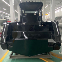 Yeni Tasarım 6.5m 21ft Tam Alüminyum Kaynaklı Açık Deniz Sert Tavanlı Lüks Kabinli Tekne Benzinli 150-200HP Balıkçı Güçlü Yat