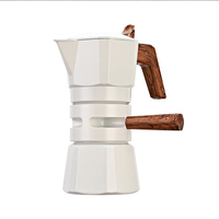 Pot de moka italien classique de qualité alimentaire machine à expresso à double vanne pot de moka sous pression avec extracteur de thermostat