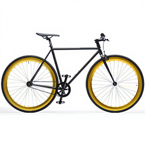 Bicicleta de engranaje fijo OEM, bicicleta con marco de acero Fixie, rueda de aleación - Product Image 1
