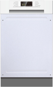 Lave-vaisselle semi-encastrable Smad en acier inoxydable pour la maison et la cuisine, avec DDB15-60BBG*-12G, 45 cm, avec verrouillage enfant - Product Image 3