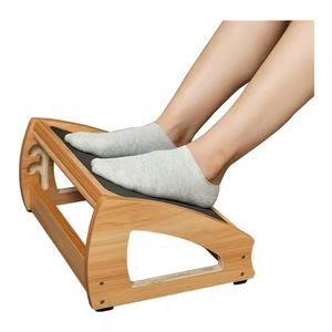 <b>Wooden</b> <b>Desk</b> Foot Pedal Adjustable Height Non Slip Trapezoid Shape For Adults And Elderly - Product Image 1