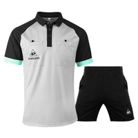 Maillots de football uniformes pro d'arbitre personnalisés pour uniformes d'arbitre de football