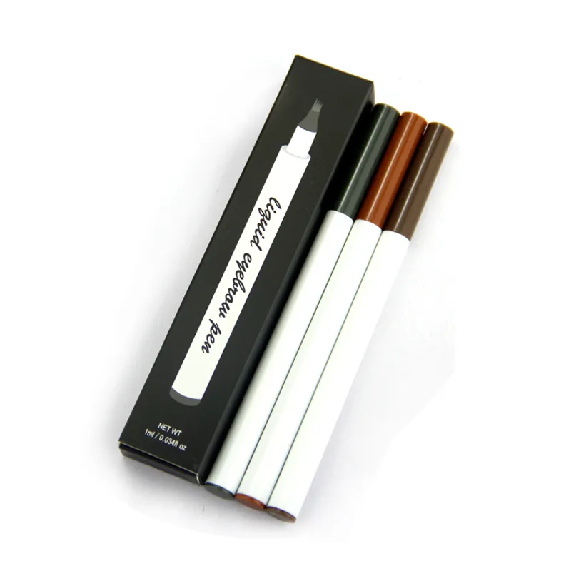 New Arrival Automatic Gold Cosmetics Waterproof Eye Brow Pen Eyebrow Pencil With Private Label