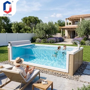 Piscina Prefabricada de Fibra de Vidrio para Jardín de Hotel con Bomba, Resistente a los Rayos UV, Ecológica, para Niños - Product Image 1