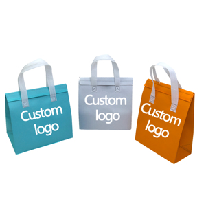 Custom Logo Non Woven Cooler Bag Oem Lunch Insulated Bag Insulated Take Away Thermal Insulation Food Good Price Disposable - Product Image 1