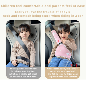<span class=keywords><strong>Cintura</strong></span> di Sicurezza per Seggiolino Auto a Forma di Mela in Cotone Super Morbido <span class=keywords><strong>con</strong></span> Design Panda, Imbottitura Multifunzione per Bambini - Product Image 6