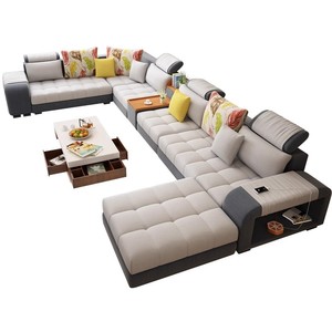 Bestseller Recommendation Comfortable Eco Friendly Removable and Washable Multifunctional U Shaped Combination <strong>Sofa</strong> - Product Image 6