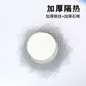 แผ่นฉนวนกันความร้อน Huida Asbestos Mesh ขนาด 12.5-250 มม. สำหรับใช้กับการให้ความร้อนในบีกเกอร์ในห้องปฏิบัติการ - Product Image 3